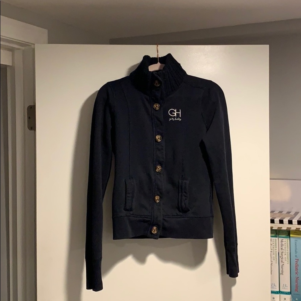 Size M navy Gilly hicks Liverpool sweater